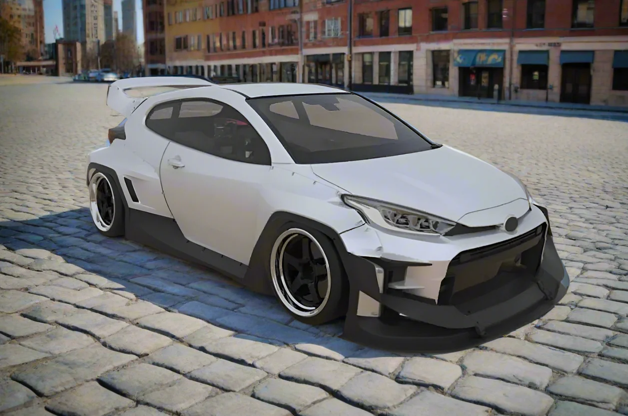 Addiction RC 1/10 Toyota GR Yaris Clear Body Set For 1/10 RC Drift #AD-RB5-1A - Image 5