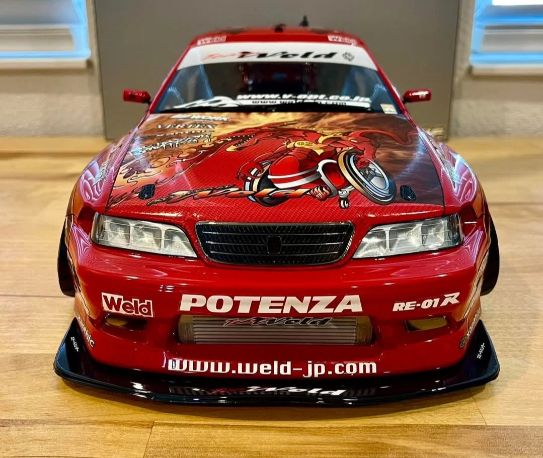 Overdose / OD3917 / Toyota Mark II chaser JZX100 Weld Wide Body Kit Clear Body (200mm/Masking/Light Bucket - Image 7