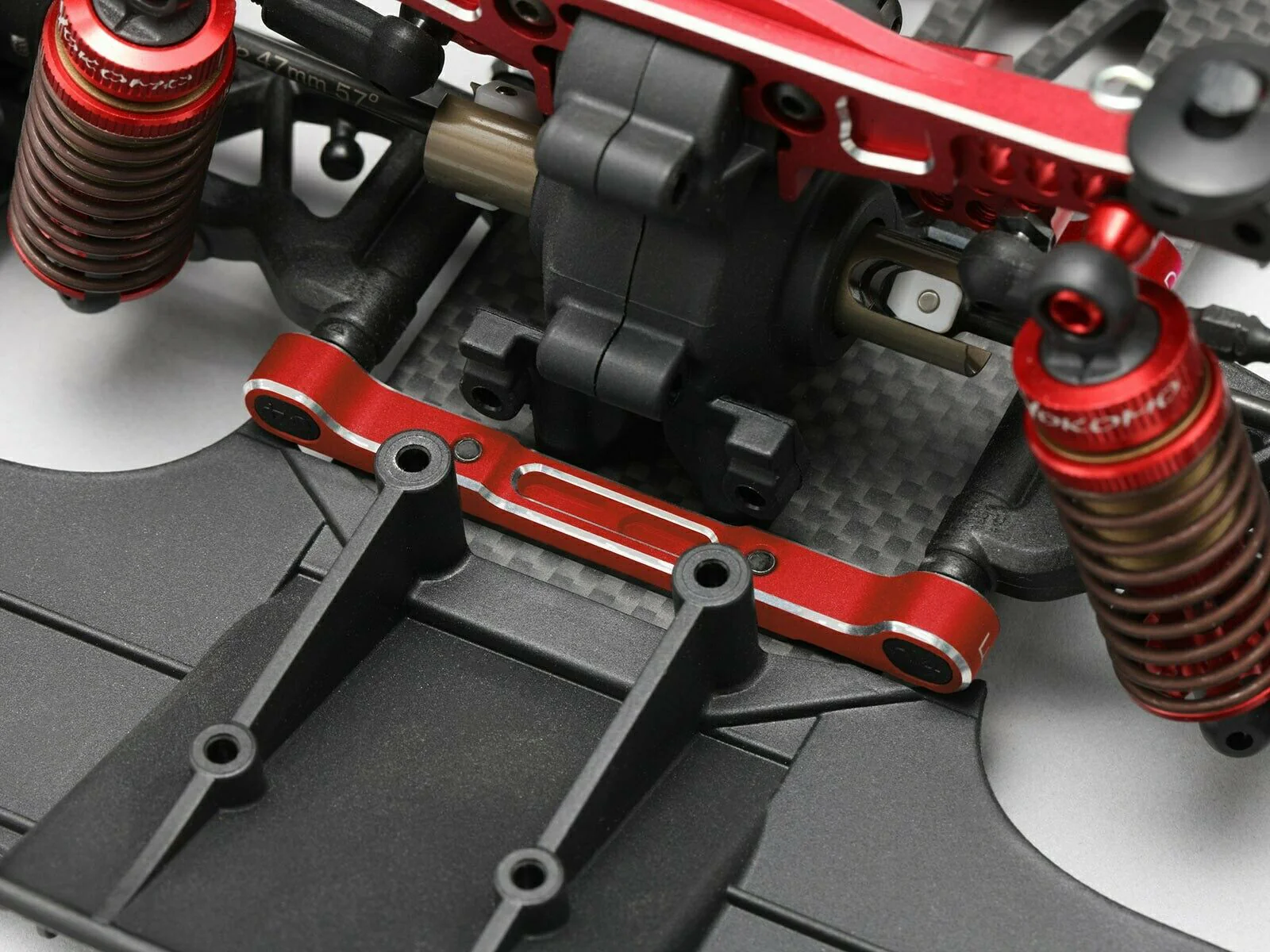 Yokomo Yd2  red an purple  mount set Rc Drift Asbo Rc - Image 3